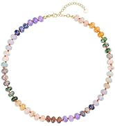 Bivei Crystal Bracelet for Women, Natural Gemstone Beaded Bracelets Handmade Jewelry Yoga Protect...