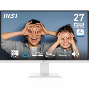 MSI PRO MP273QW E2 27 Inch WQHD Office Monitor - 2560 x 1440 IPS Panel