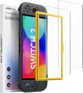 JSAUX 2-Pack Screen Protector for Nintendo Switch 2 2025