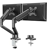 ELIVED Single Monitor Arm for Most 13-32 Inch Monitors with VESA 75x75/100x100mm up to 9KG, 360° ...