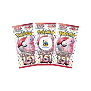 3 x Japanese 151 Pokemon Booster Packs | Scarlet & Violet Set | Pokémon Trading Cards in Booster Packs | TCYM Authenticated | Pokemon TCG Pack | Japanese 151 |