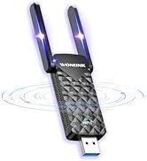 WONLINK USB WiFi Adapter for PC, 5G 2.4G Dual Band WiFi Dongle 802.11AC 650Mbps Wireless Network ...
