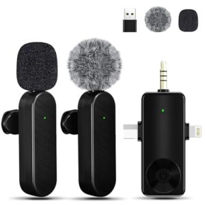 Wireless Lavailer Microphone for iPhone