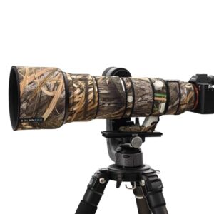 ROLANPRO Waterproof Lens Cover for Sony FE 400-800mm f/6.3-8 G OSS Camouflage Rain Cover-#49 Reed Camouflage Waterproof