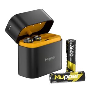 Rechargeable Battery AA Lithium with Charger