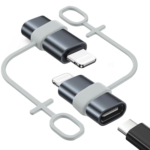 2pcs USB C to Lightning Adapter