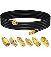 YILIANDUO RF Coaxial Adapter Connector SMA Female to SMA Female Straight Gold-Plated Connector Pa...