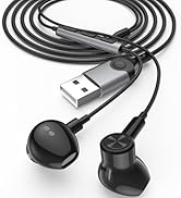ACAGET USB Earphones for PC, USB Headset with Microphone, 7.5 Ft, USB A Headphones for Computer, ...