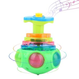 Kids LED Shining Music Spinner Toy
