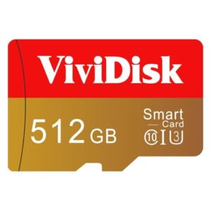 Vividisk Micro SD Memory Card 512GB with Adapter