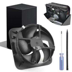 for Xbox Series X Internal Cooling Fan Replacement Fan Cooler for Xbox Series X Console CPU Cooling Fan with Repair Tools
