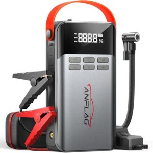 Car Battery Booster Jump Starter with 150PSI Air Compressor