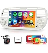 Hodozzy 8 Core Android 13 Car Stereo for Fiat 500 2007-2015 with Wireless Carplay & Android Auto,...
