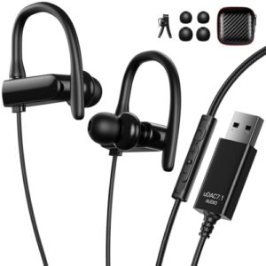 ACAGET USB Headphones with Microphone for Dell PC