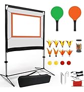 Pickleball Net, 22FT Regulation Size Portable Pickleball Net,18-Ply PE Nets, Pickle Ball Net Syst...