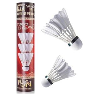 WHiZZ Premium Duck Feather Badminton Shuttlecocks with Great Stability and Durability