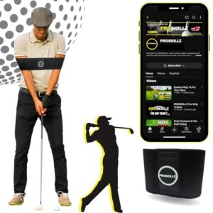 UK Pro Swing Golf Connection Band + Free Access To Tutorial Videos! Ultimate Wrist Stability Band for Perfect Swing Mechanics & Performance Enhancement – Suitable For All Skill Levels