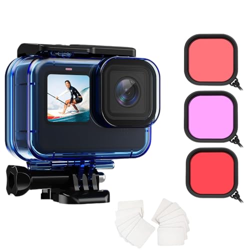 Waterproof Case for Go Pro Hero 13/Hero12 Black/Hero11 Black/Hero10 Black/Hero9 Black