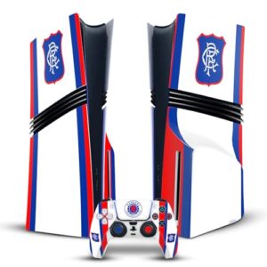 Head Case Designs Officially Licensed Rangers FC Away 2024/25 Kit Vinyl Sticker Gaming Skin Decal Cover Compatible With Sony PlayStation 5 PS5 Pro Disc Edition Console & DualSense Controlle
