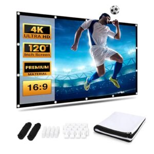 Cosy Cast British Designed 120 Inch Projector Screen | 16:9 Home Cinema Indoor or Outdoor Projector Screen | Convenient Projection Screens For Multiple Uses