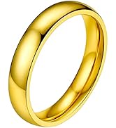PROSTEEL Men's Stainless Steel Rings, 2/4/6/8MM Width Band - Send Gift Box