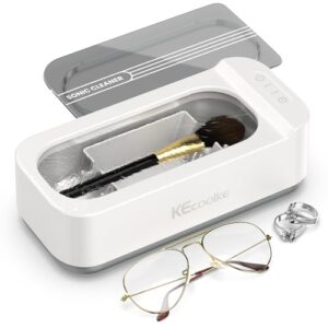 KECOOLKE Ultrasonic Cleaner Jewelry Sonic Cleaner with Digital Timer for Eyeglasses