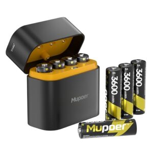 Rechargeable Battery AA Lithium with Charger