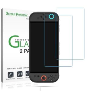 amFilm Tempered Glass Screen Protector for Nintendo Switch 2 7.9" 2025 model (2-Pack)