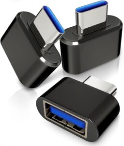 5 Plus 3 PCS 3.0 USB C to USB Adapter USB-C Male to USB Female Adapter Compatible with MacBook Pro 2021 MacBook Air iPad mini 6 Pro Surface Pro 8/X Go and Other Type C or Thunderbolt 4/3 Devices