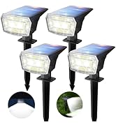 TECKNET Solar Lights Outdoor Garden - 59 LEDs Garden Lights Solar Powered, 6500K Cool White Light...