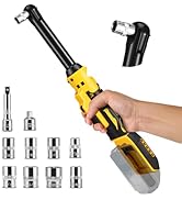 Brushless Impact Wrench 21V, 600N.m Cordless Impact Gun with 2x4.0Ah Battery, Forward Reverse Ele...