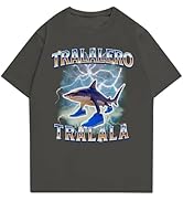 XYYYHTL Tralalero Tralala Shirt Italian Brainrot Tung Sahur Shirts Short Sleeve Sweatshirt Bombar...