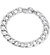 PROSTEEL Mens Cuban Chain Bracelet, 3/6/9/12MM Width, 19/21CM Length, 316L Stainless Steel (Send ...