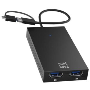 Minthouz USB C to Dual HDMI Adapter