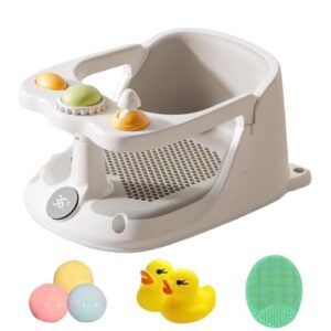 Baby Bathtub Chair for Toddler Bath | Suction Cups Bathtub Chair for Baby Sitting Up