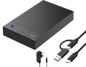ModusTech External (DESKTOP) Hard Drive 3TB USB 3.0 & Type-C 3.0 - High-Speed Data Storage for PC