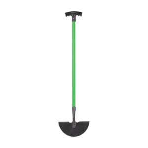 Grass Lawn Edge Border Edging T Shaped Trimming Cutter Carbon Steel Long Handle Half Moon Head Step Turf Edger Manual Gardening Tool Long 90cm