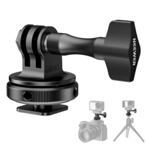 NEEWER Action Camera Cold Shoe Mount Adapter