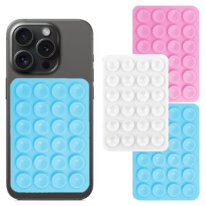 Siliget 3Pcs Phone Suction Pad As Silicone Suction Phone Holder Mount