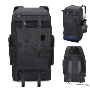 100L Waterproof Hiking Camping Backpack with Rain Cover