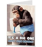 LimaLima Funny Birthday Card For Men & Women Rude See You Soon Dad Brother Sister Mum Best Friend