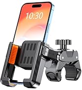 Rolgno Bike Phone Holder, [Camera Friendly] [Built-in Holder for Airtag] Motorcycle Phone Mount, ...