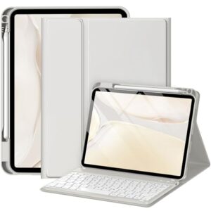 Keyboard Case for iPad 10th Generation 2022/iPad A16 11th Genration 2025 (10.9/11 inch) with Pencil Holder