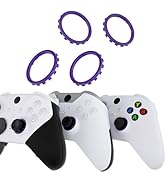 eXtremeRate 6 in 1 Metallic Silver Magnetic Stainless Steel D-pads Replacement Back Paddles for X...