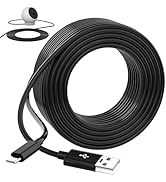 Micro USB Cable 10M, Power extension Cable Compatible with Mi 360°Home Camera 2K Pro/Smart Camera...