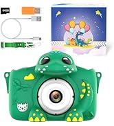 Kids Camera for Girls Boys Toddlers Childrens Age 3-8 Digital Selfie with 64GB Card for Boys Girl...