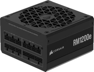 CORSAIR RM1200e (2023) Fully Modular Low-Noise ATX Power Supply with 12V-2x6 Cable – ATX 3.1 & PCIe 5.1 Compliant