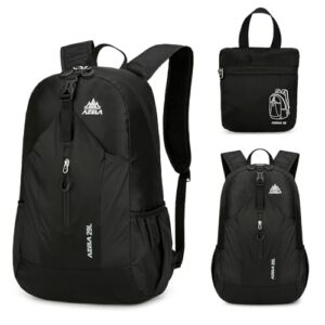 Foldable Backpack 29L - Lightweight Water Resistant Hiking Daypack with Expandable Storage for Travel & Outdoor Activities