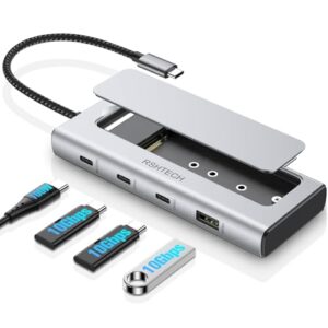 RSHTECH M.2 NVMe/SATA SSD Enclosure