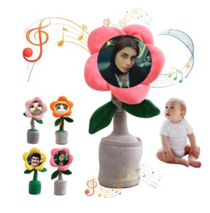 Dancing Flower Dancing Cactus Personalized Sunflower Cactus dancing Flower with Custom Face Funny Customed Image Singing and Dancing Sensory Cactus Sunflower